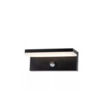 Kültéri fali lámpa mozgásérzékelővel 10w 1000lm CCT KAPCS. IP54 fekete 210x90x82mm 3 év