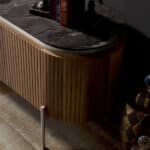 Tesla Walnut TV szekrény 208 cm