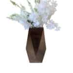 AURUM LOTUS váza matt rose arany 70 cm