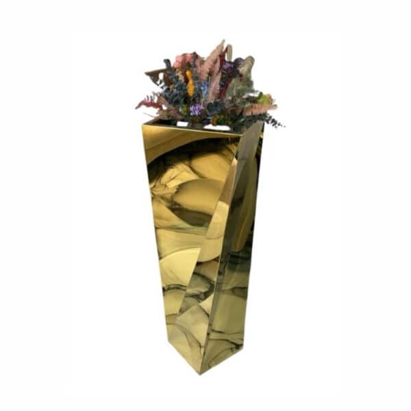 TWIST GOLD váza arany (kiállított)