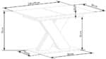 Xavi bővíthető étkezőasztal cremona tölgy 130-175 cm