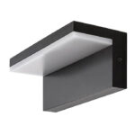 Kültéri fali lámpa 10w 1000lm CCT.kap IP54 Fekete 210x90x82mm 3év