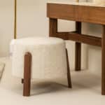 Atlas puff 45 cm bézs