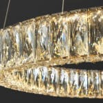 BELLA függőlámpa 2 gyűrűs arany, 60-80 cm . kiállított