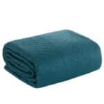 Boni1 mikroszálas ágytakaró 2db párnahuzattal Sötét türkiz 200x220 cm +2db 40x40