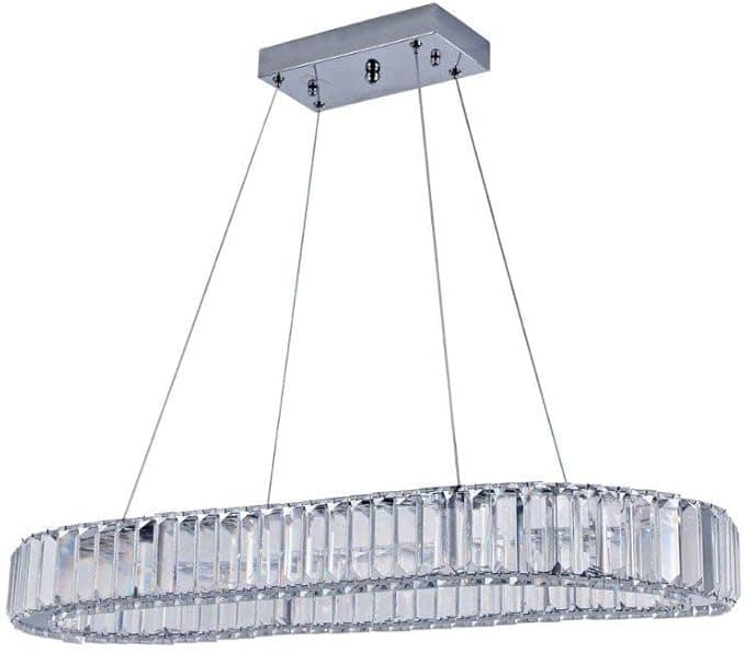 Briel ovális króm függőlámpa 80 cm Briel ovális króm függőlámpa 80 cm