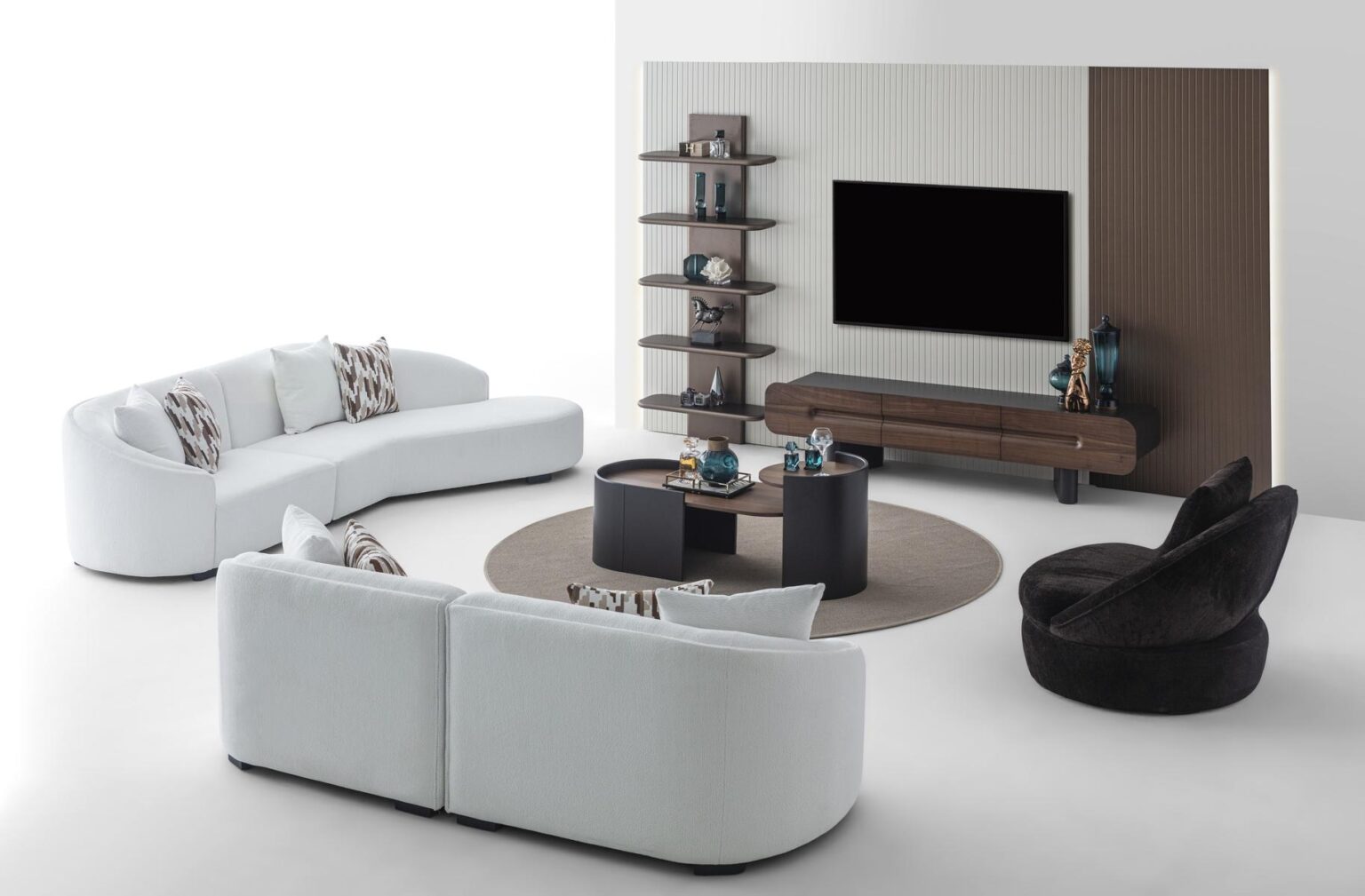 Maybach Tv állvány dió hátfal nélkül Maybach Tv állvány dió hátfal nélkül