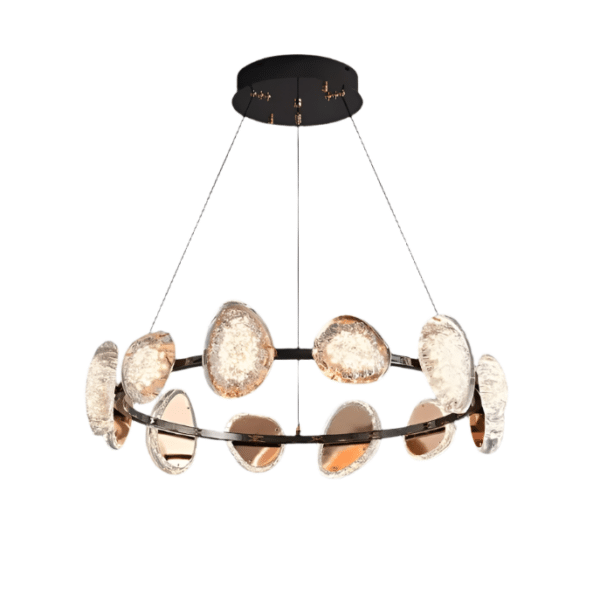 CELESTIA függőlámpa arany-fekete (55cm)