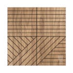 Falipanel Diagonale NUT 60 x 60 cm