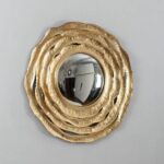 Golden Mirella fali tükör arany 102 cm