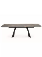 Armani bővíthető étkezőasztal fekete (165-241cm)