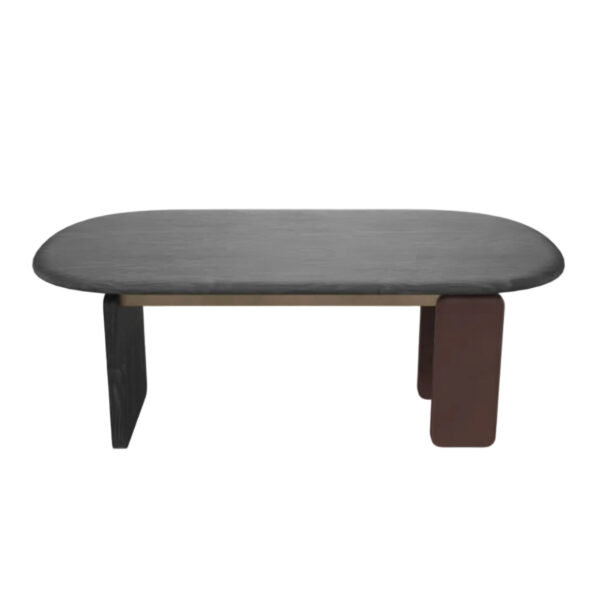Hera étkezőasztal üveg-fa 200 cm