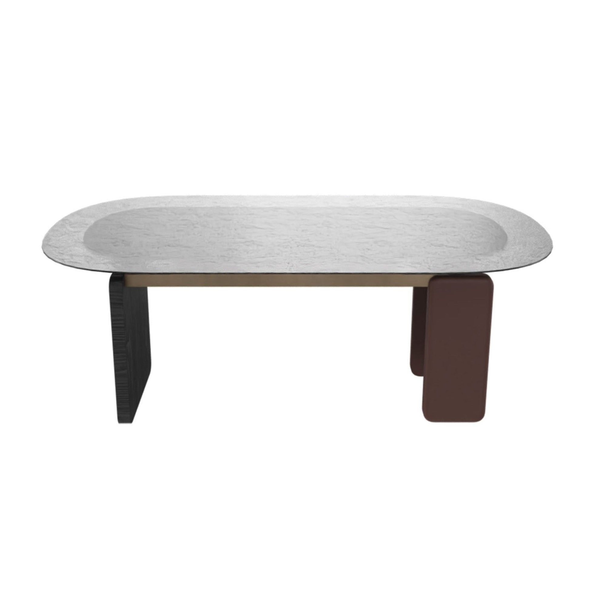 Hera étkezőasztal üveg-fa 200 cm Hera étkezőasztal üveg-fa 200 cm