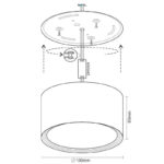LED fény 12W 4000K / SMD / WH - LPL522