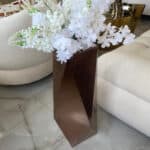AURUM LOTUS váza matt rose arany 70 cm