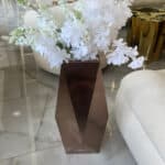 AURUM LOTUS váza matt rose arany 70 cm
