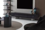 Maybach Tv állvány fekete lábbal hátfal nélkül