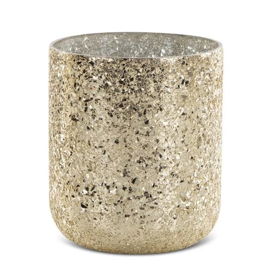 Melitta üveg kaspó Arany 17x17x20 cm Melitta üveg kaspó Arany 17x17x20 cm