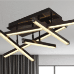 ARDEN 5 LED-es mennyezeti lámpa fekete