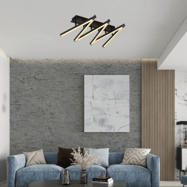 ARDEN 6 LED-es mennyezeti lámpa fekete