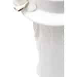 Női elegáns porcelán váza fehér/arany 15x13.3x23.5 cm
