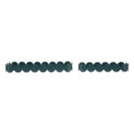 Greenes téglalap alakú tál 2db-os szett kékeszöld 40X16,5X4,5-29X12X4,5 cm