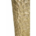 Tripple váza fémből 3 db-os szett arany ø 50,8x114,9-40x92,7-29,8x70,5 cm