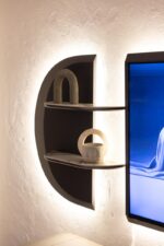 Conte Tv szekrény matt bézs fali egység