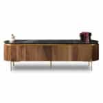 Tesla Walnut TV szekrény 208 cm