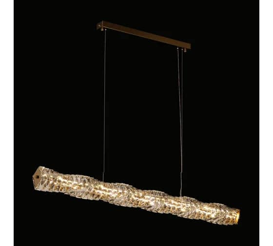 ALORA Arany Kristálylámpa 120cm
