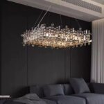 ADA Fűggőlámpa Arany-Kristály 80cm