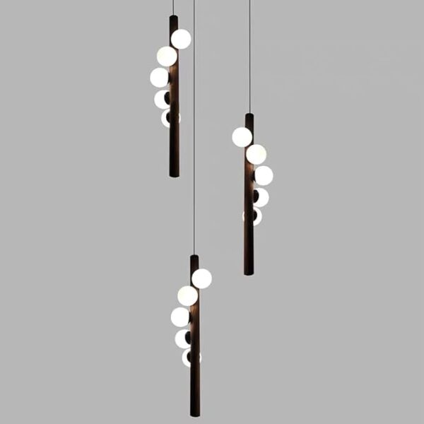 ALTER Fekete Függőlámpa 80cm