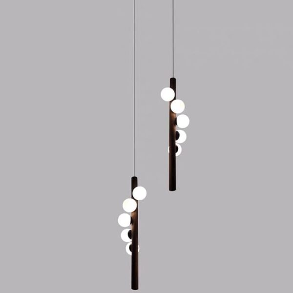ALTER Fekete Függőlámpa 80cm