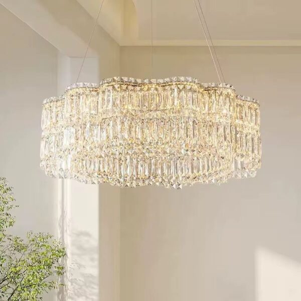ARE Arany Kristály Függőlámpa 80cm