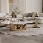 Glam Gold Ball Dohányzóasztal Szett