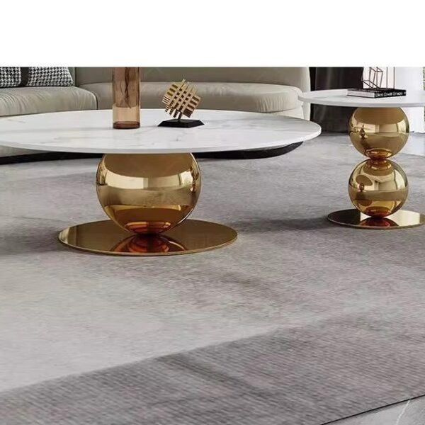 Glam Gold Snow Dohányzóasztal Szett