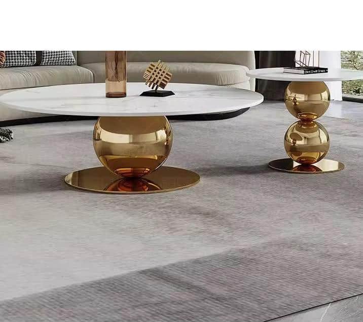 Glam Gold Snow Dohányzóasztal Szett Glam Gold Snow Dohányzóasztal Szett