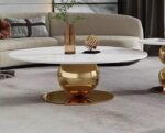Glam Gold Snow Dohányzóasztal Szett
