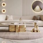 Glam Gold Tell Dohányzóasztal Szett