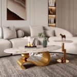 Glam Gold Wall Dohányzóasztal